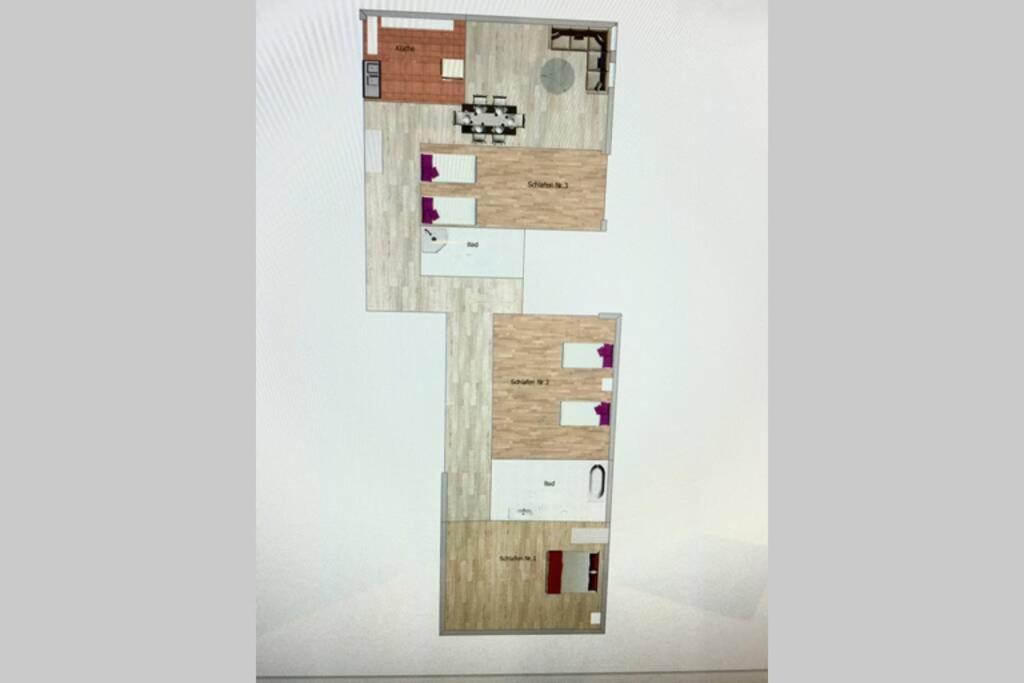 3 Schlafzimmer-2 Bäder- bis zu 7 Gäste Düsseldorf Exterior foto